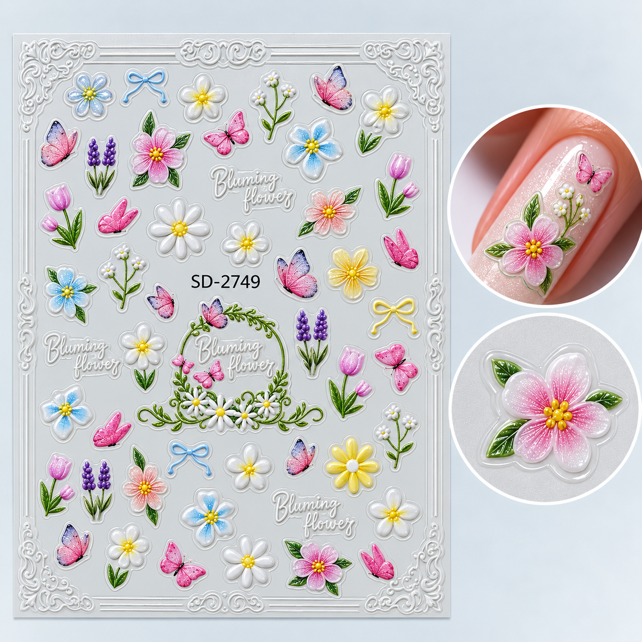 Image of Sticker Nail Art 2749 Halo