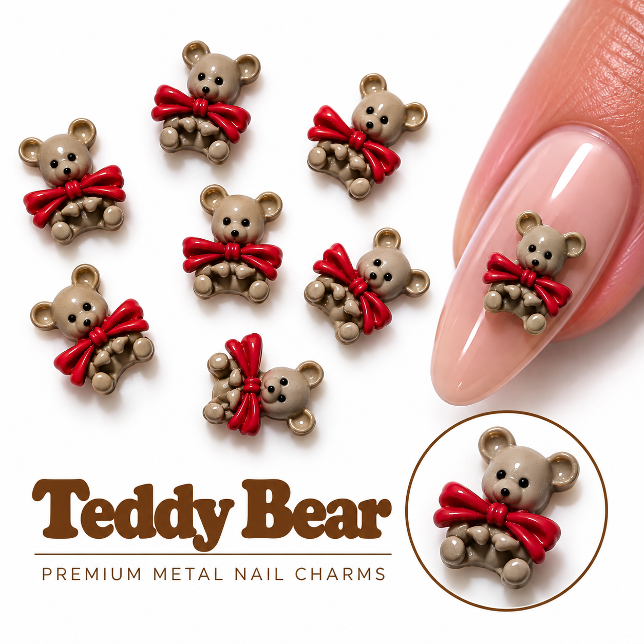 Image of Nail Art Charm Tedy Bear