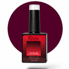 Ojă semipermanentă Coria Wine Nr. 09, flacon 15 ml pe fundal vișiniu închis