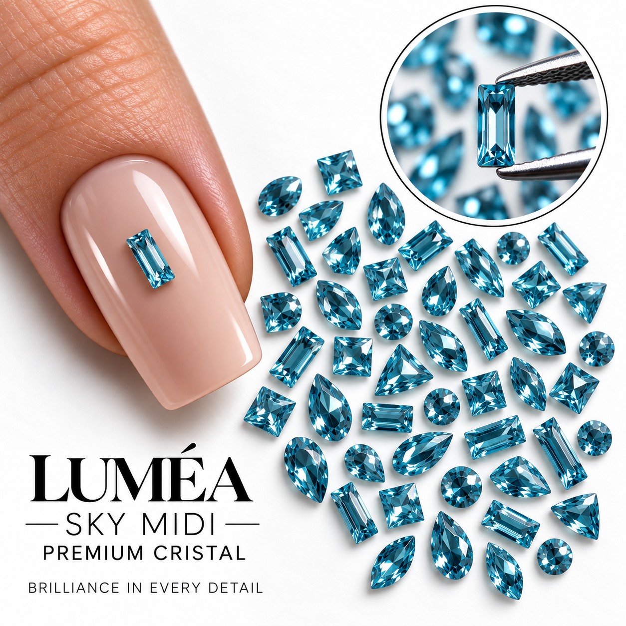 Image of Decor Nail Art Lumèa Sky Midi
