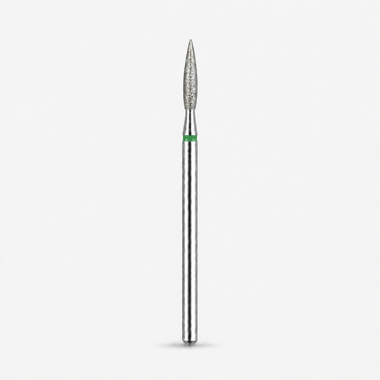 Bit freză flacără ULMAS 2,1 x 8 mm, inel verde