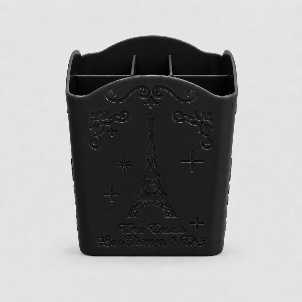 Image of Suport Pensule 4 Compartimente PARIS BLACK