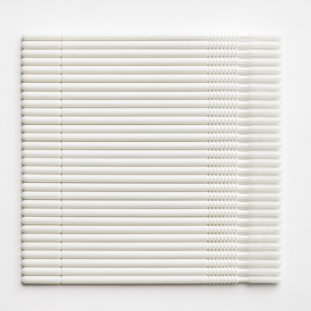 Microaplicatoare  Pvc Cu Varf Cotton Set 100 buc