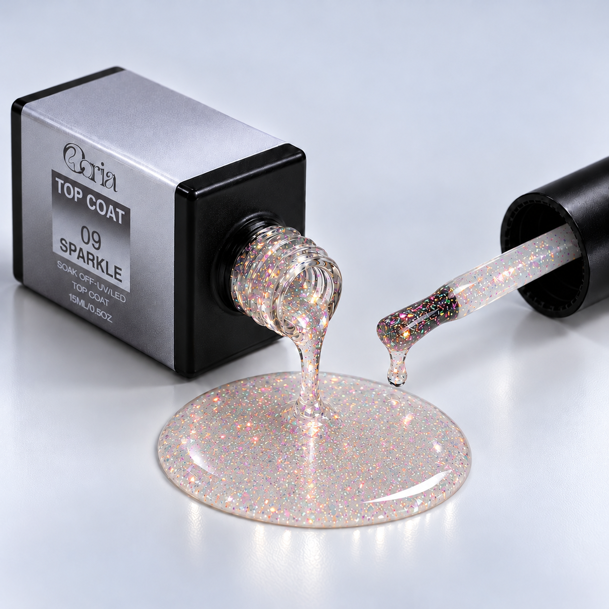 Top Coat Glitter 15ml 09