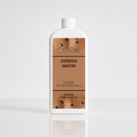 Cleaner Coria Espresso Martini 1000 ml, flacon pentru profesioniști