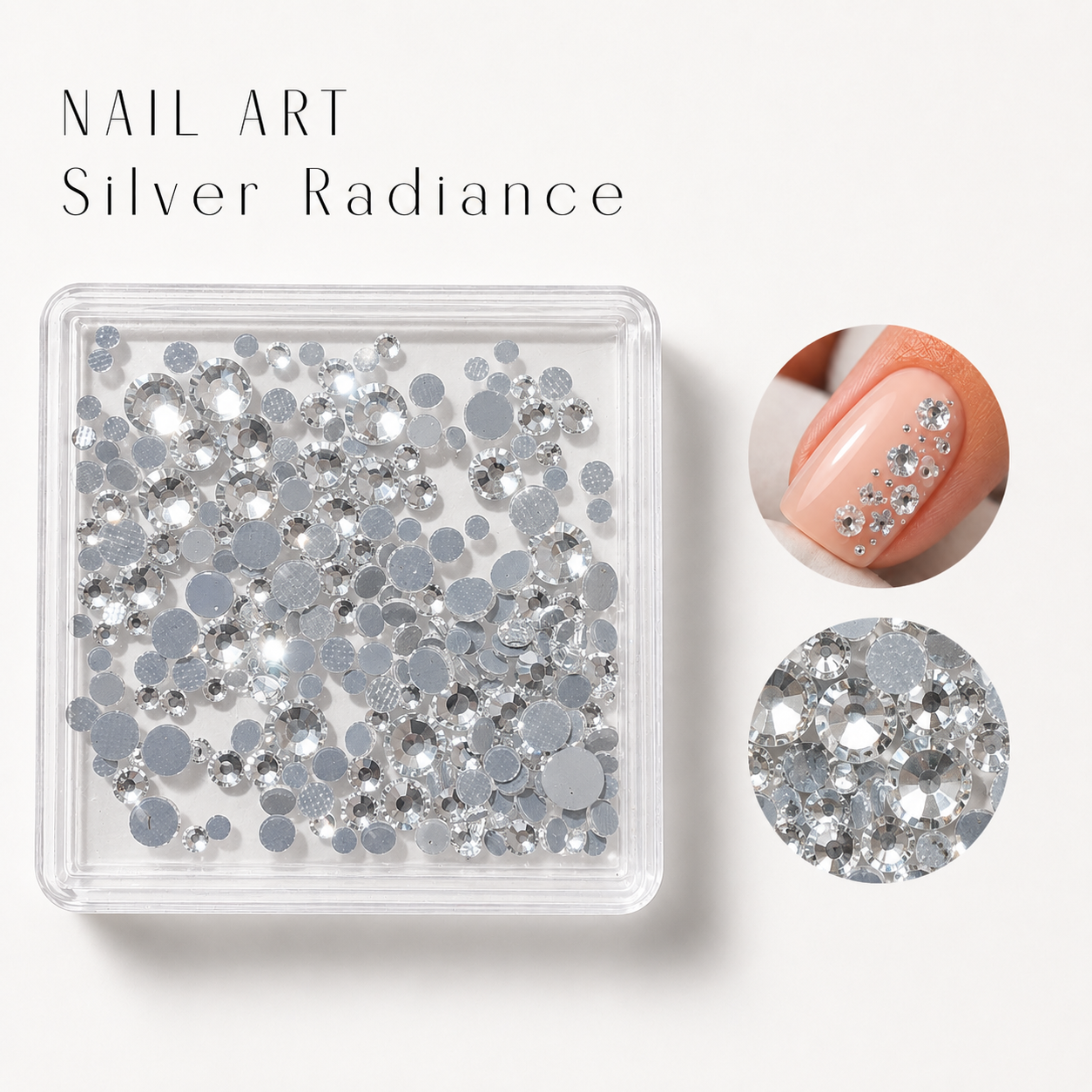 Image of Nail Art Silver Radiance