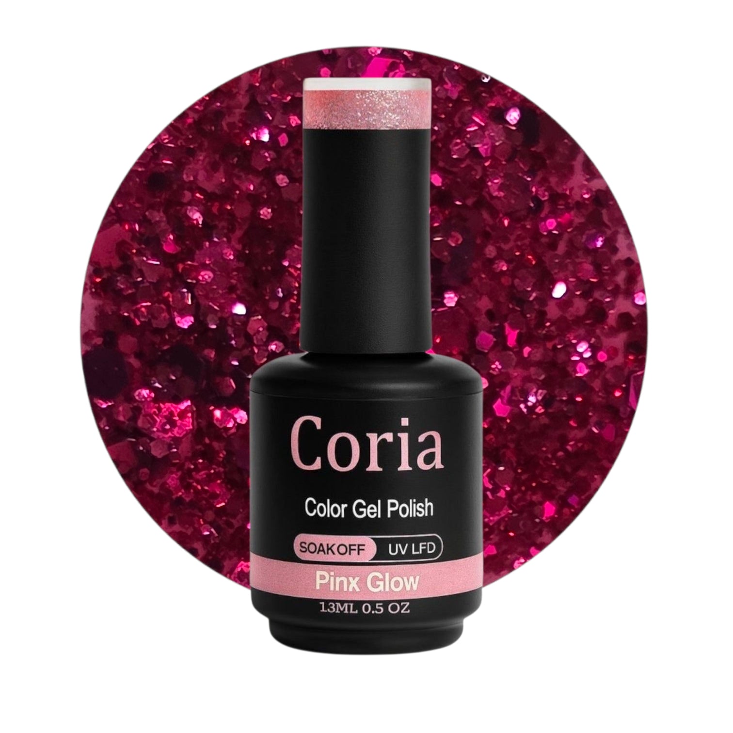Image of Oja Semi Coria 15 ml Pink Glow 134