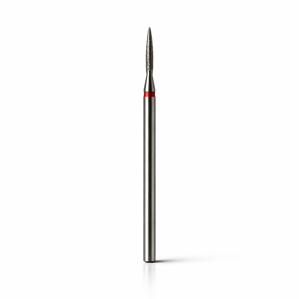 Image of Bit Freza Diamant Flacara Rosu 1.8mm MIKA