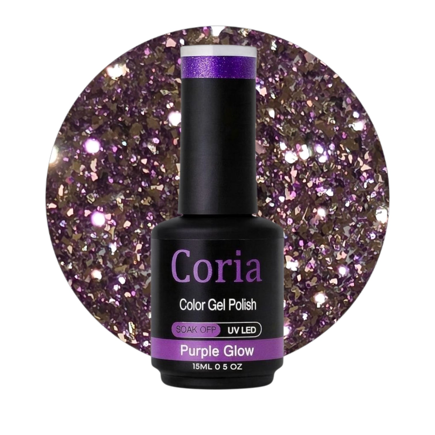 Image of Oja Semi Coria 15 ml Purple Glow 172