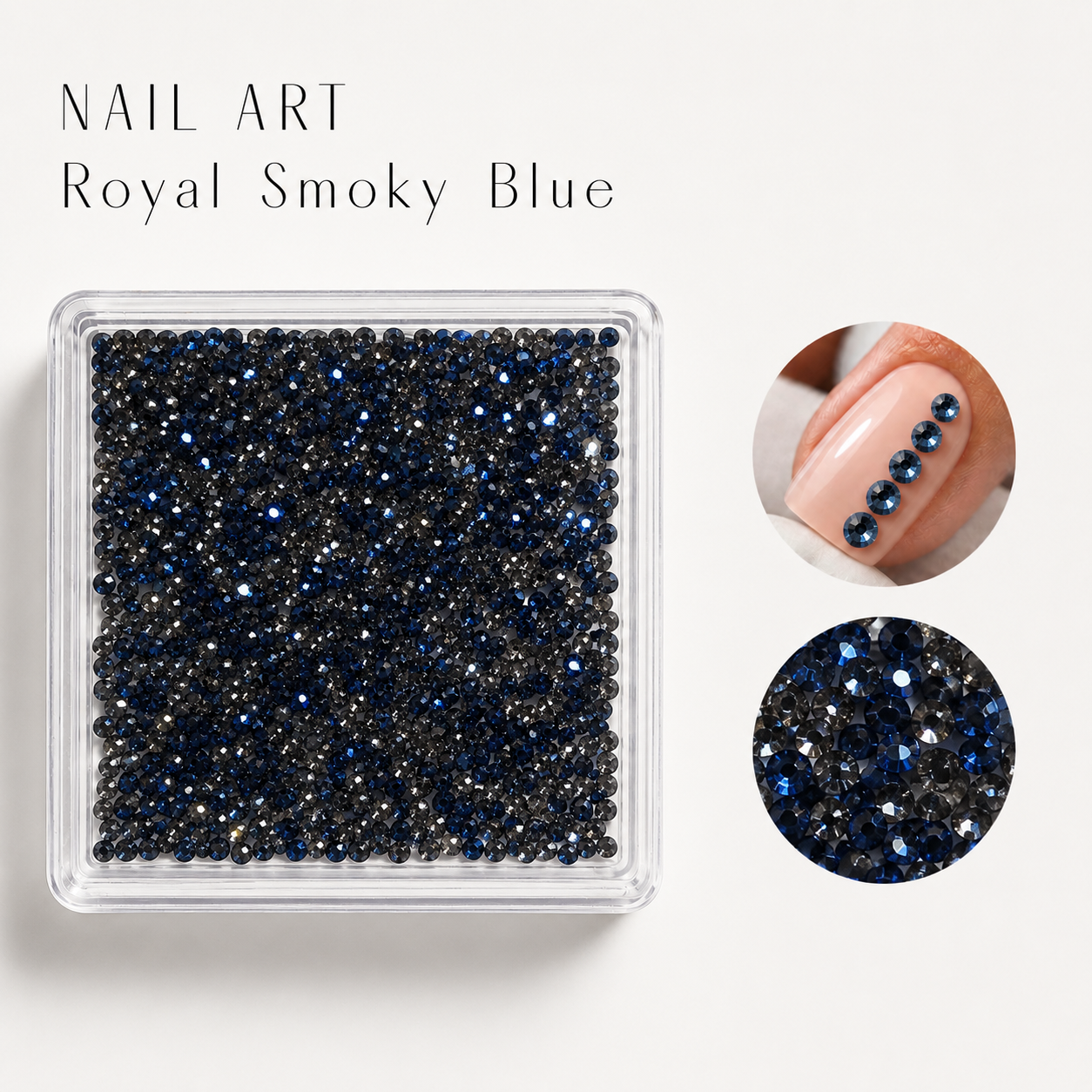 Image of Nail Art Royal Smoky Blue