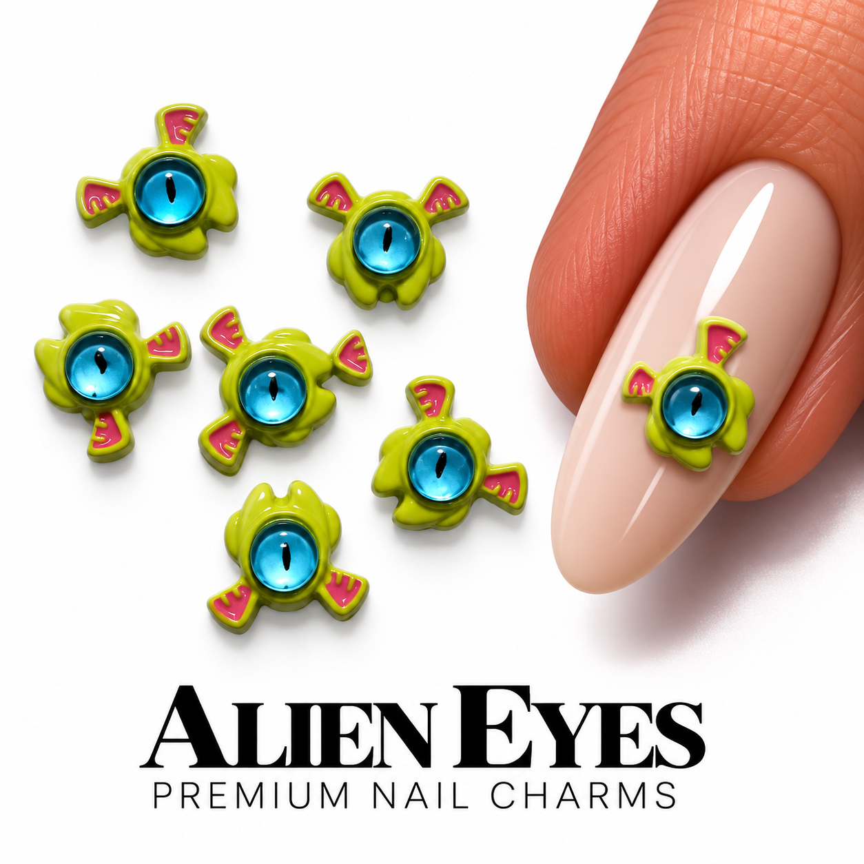 Image of Nail Art Alien Eyes