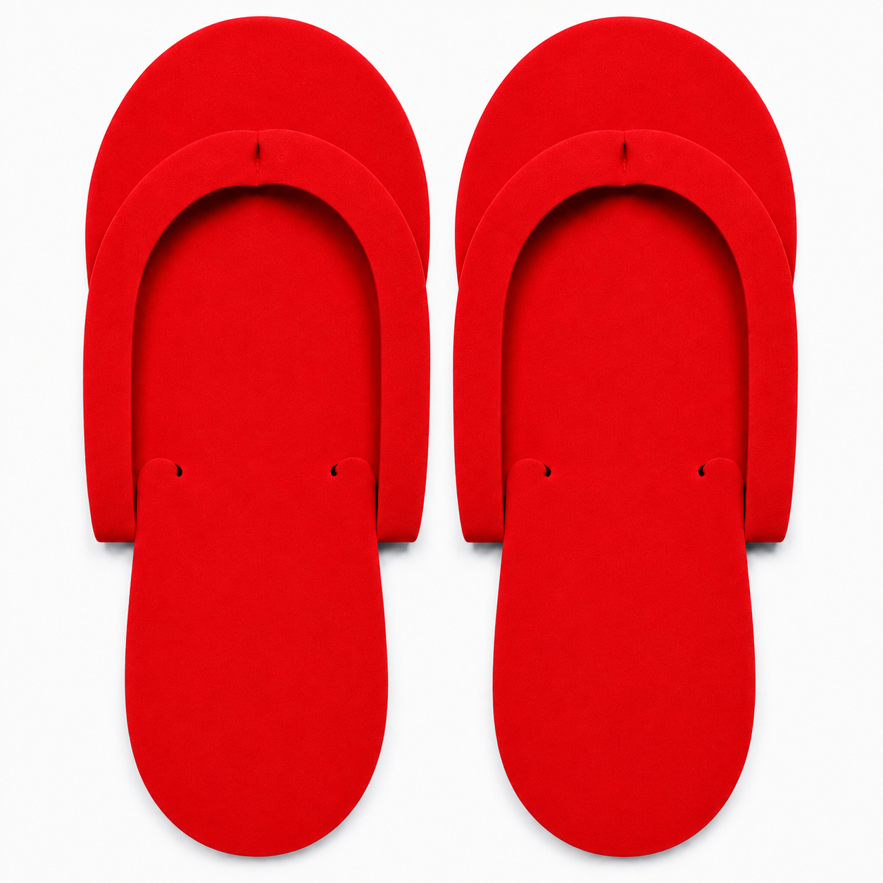 Image of Papuci Pedichiura de Unica Folosinta– Set 1 Pereche Red