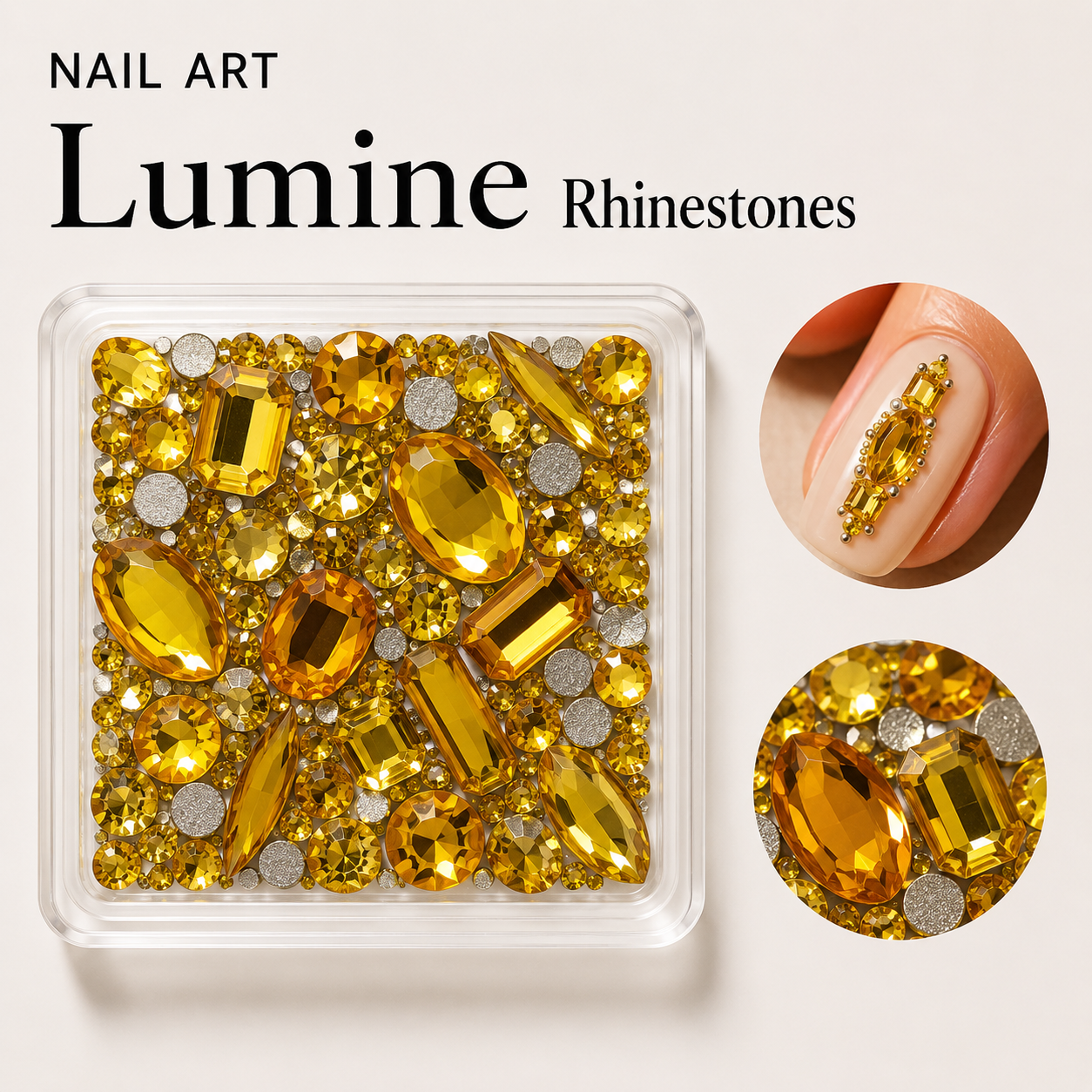 Image of Nail Art Lumine Rhinestone