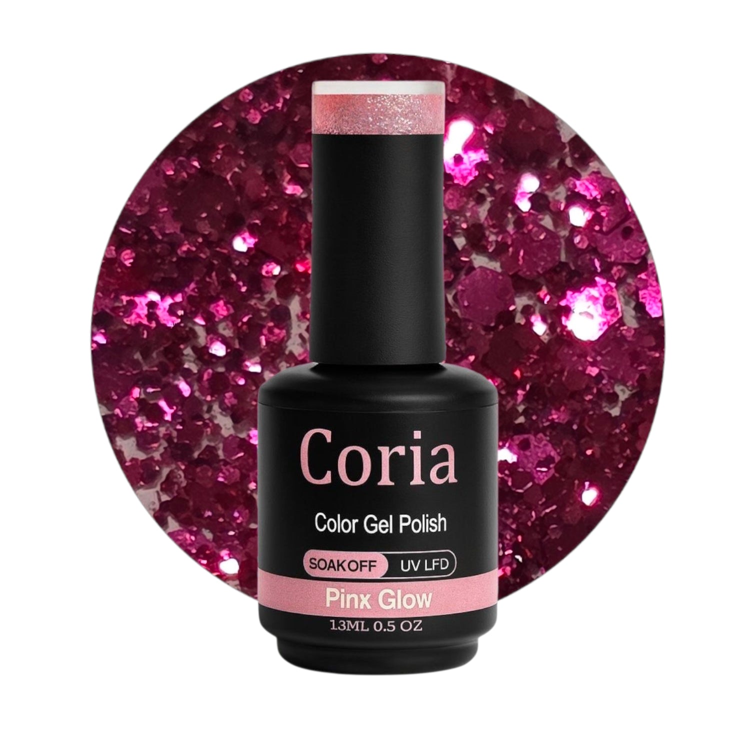 Image of Oja Semi Coria 15 ml Pink Glow 133