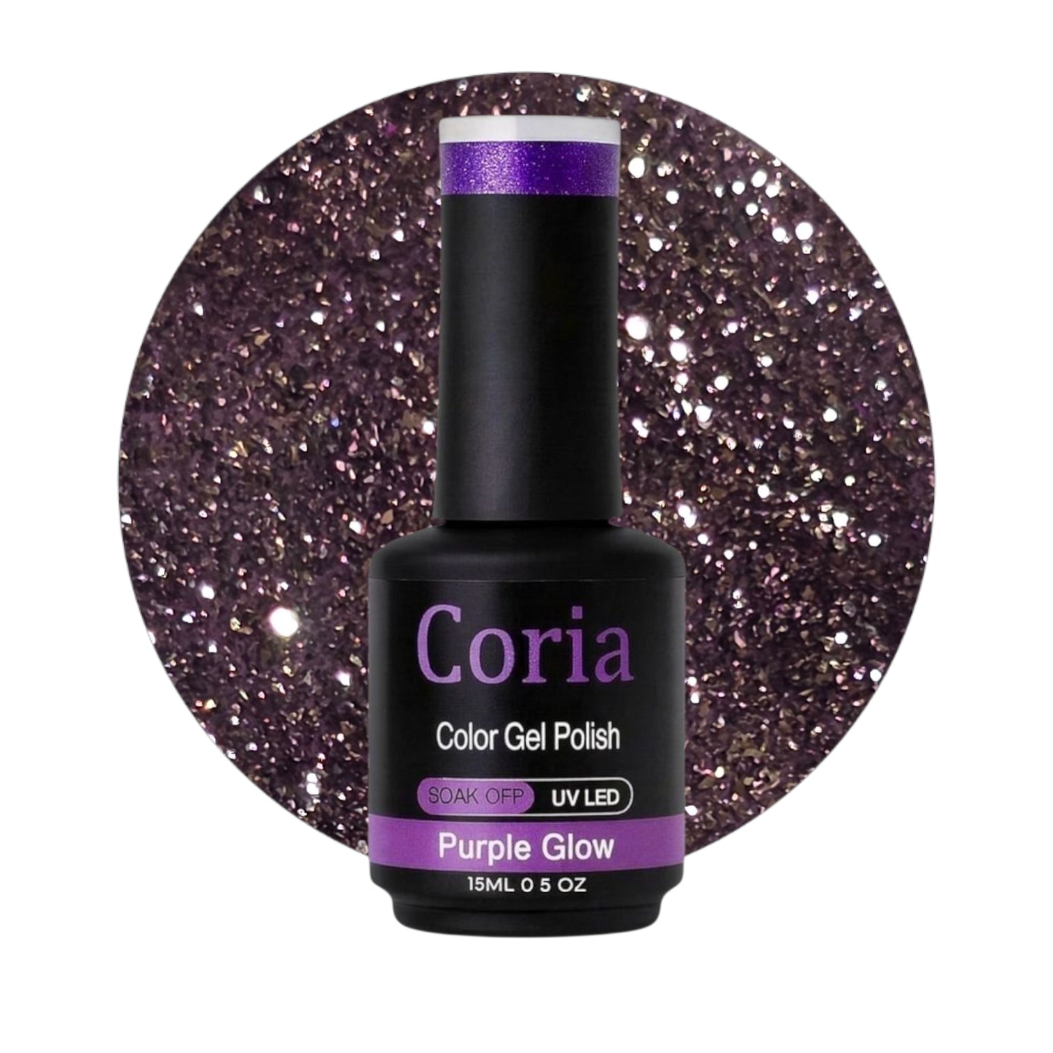 Image of Oja Semi Coria 15 ml Purple Glow 176