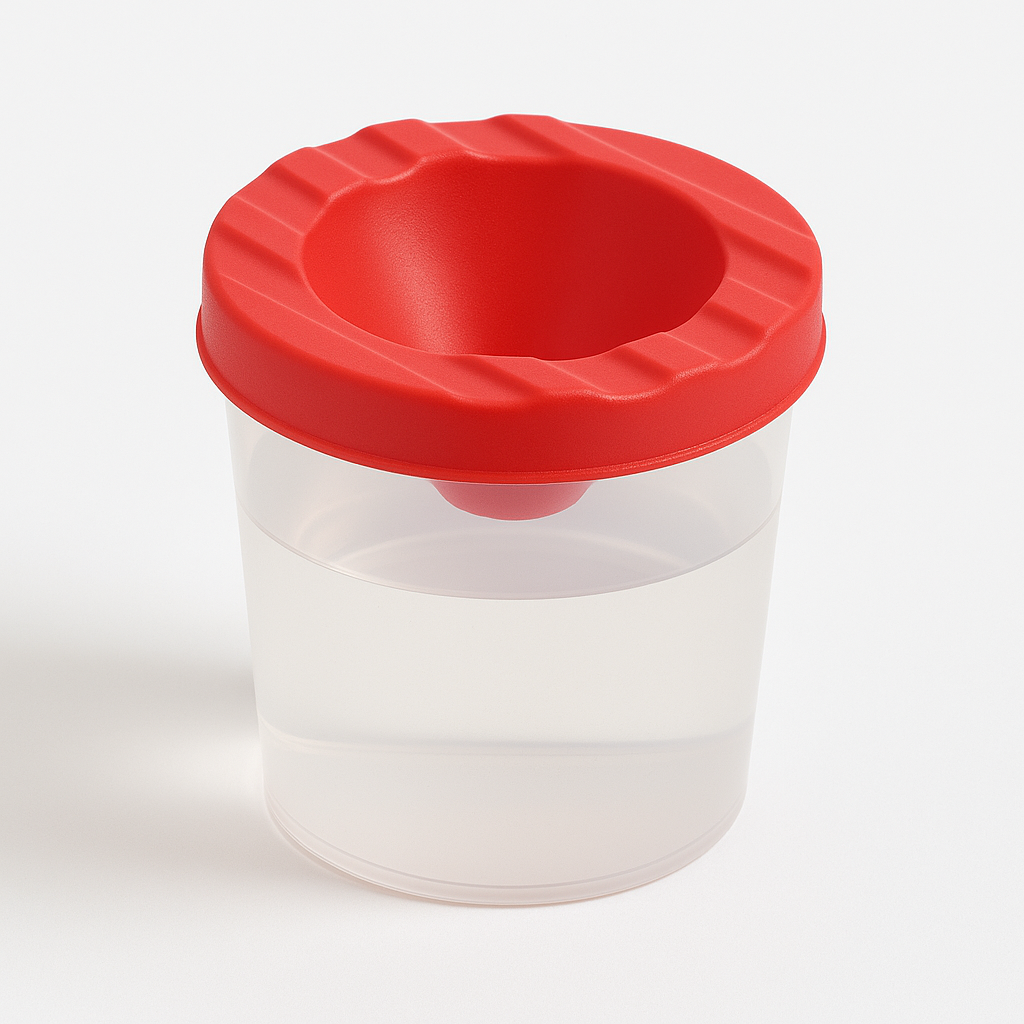 Pahar pentru curatare pensule Red