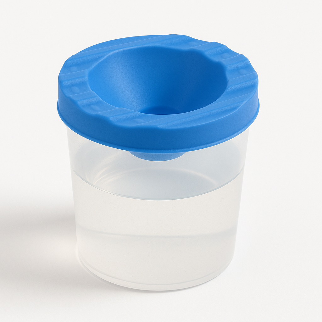Pahar pentru curatare pensule Blue