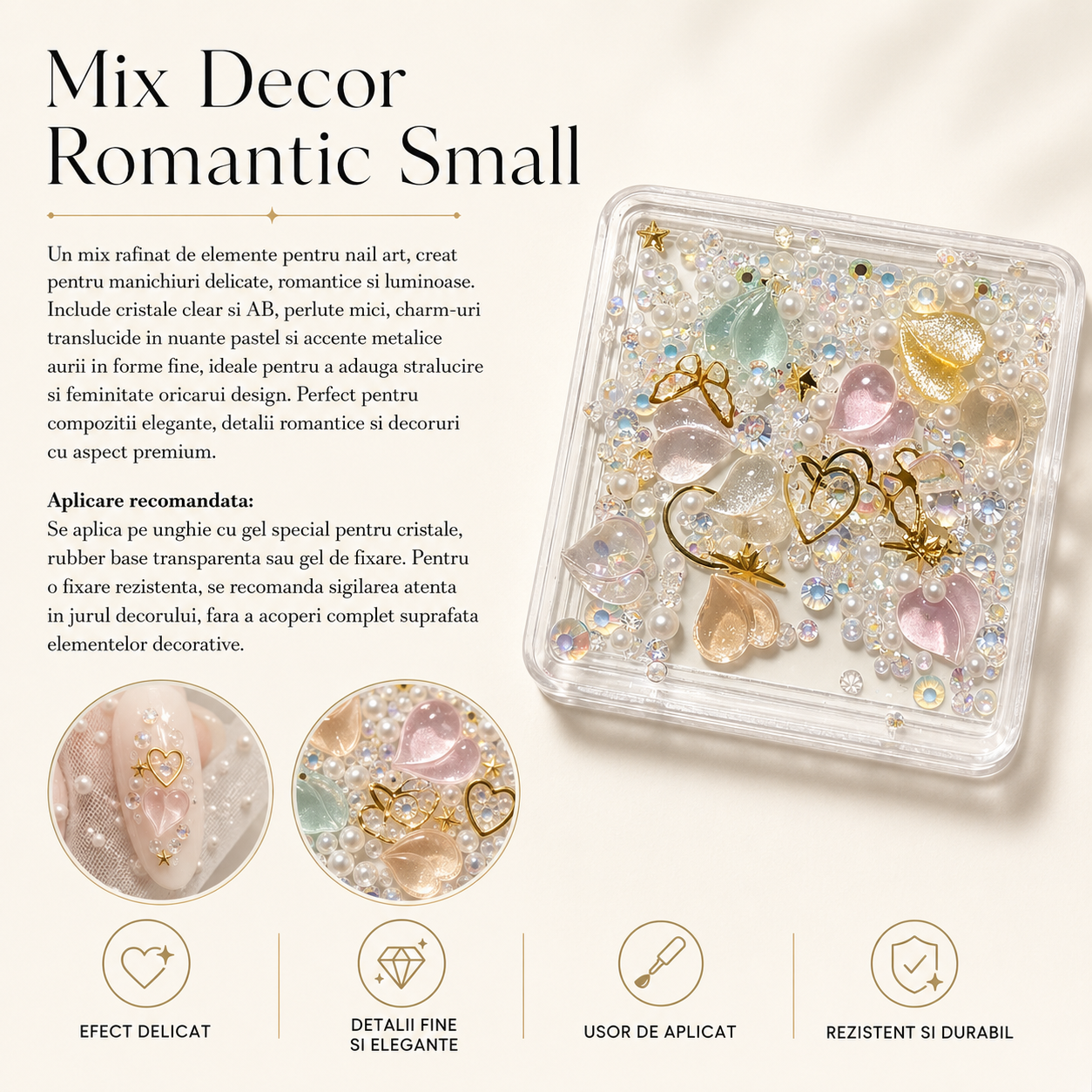 Image of Nail Art Decor Romantic