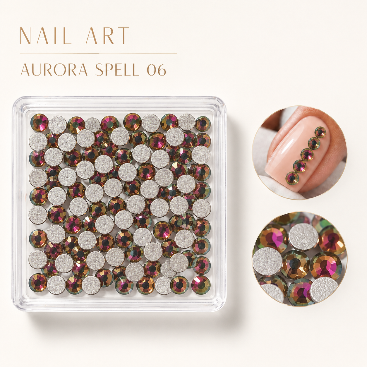 Image of Nail Art Aurora Spell 06