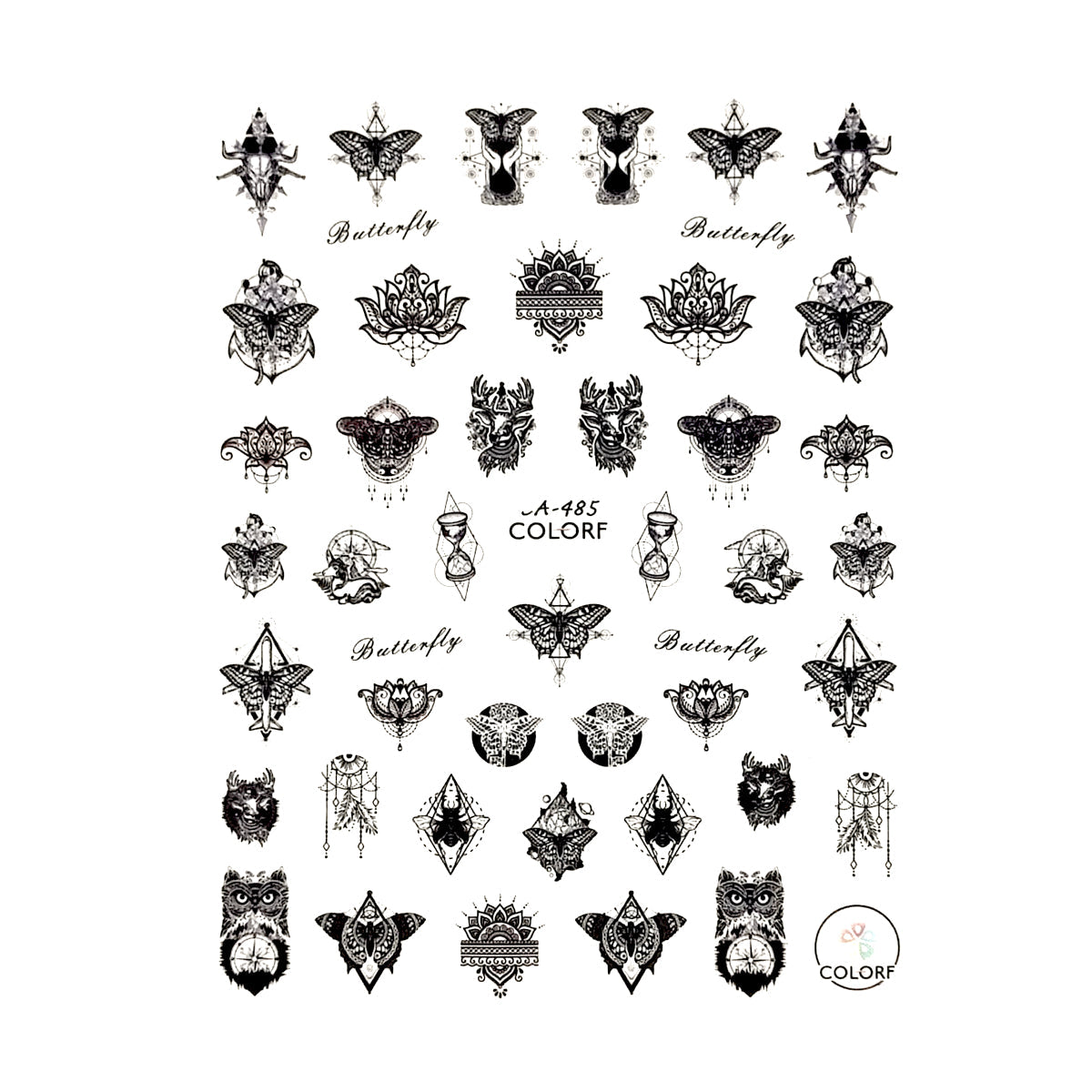 Image of Sticker Decor Unghii Coria 485 V