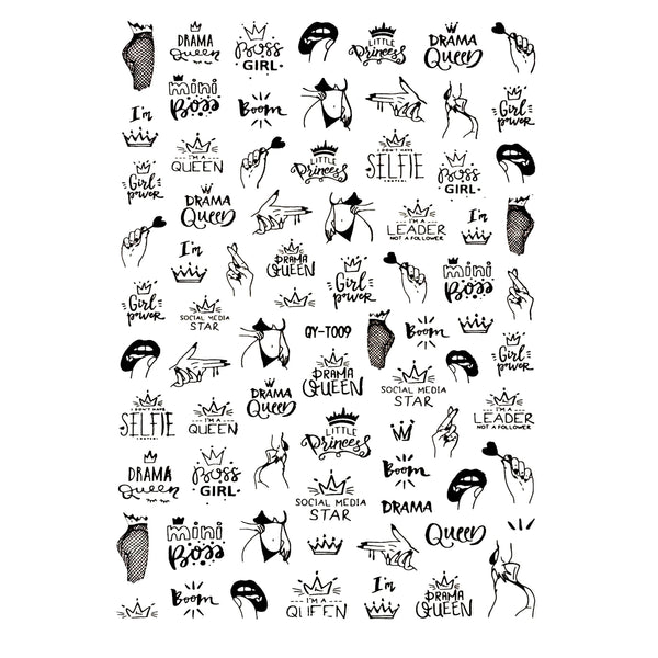 Sticker Decor Unghii T-009