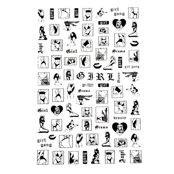 Sticker Decor Unghii T-021