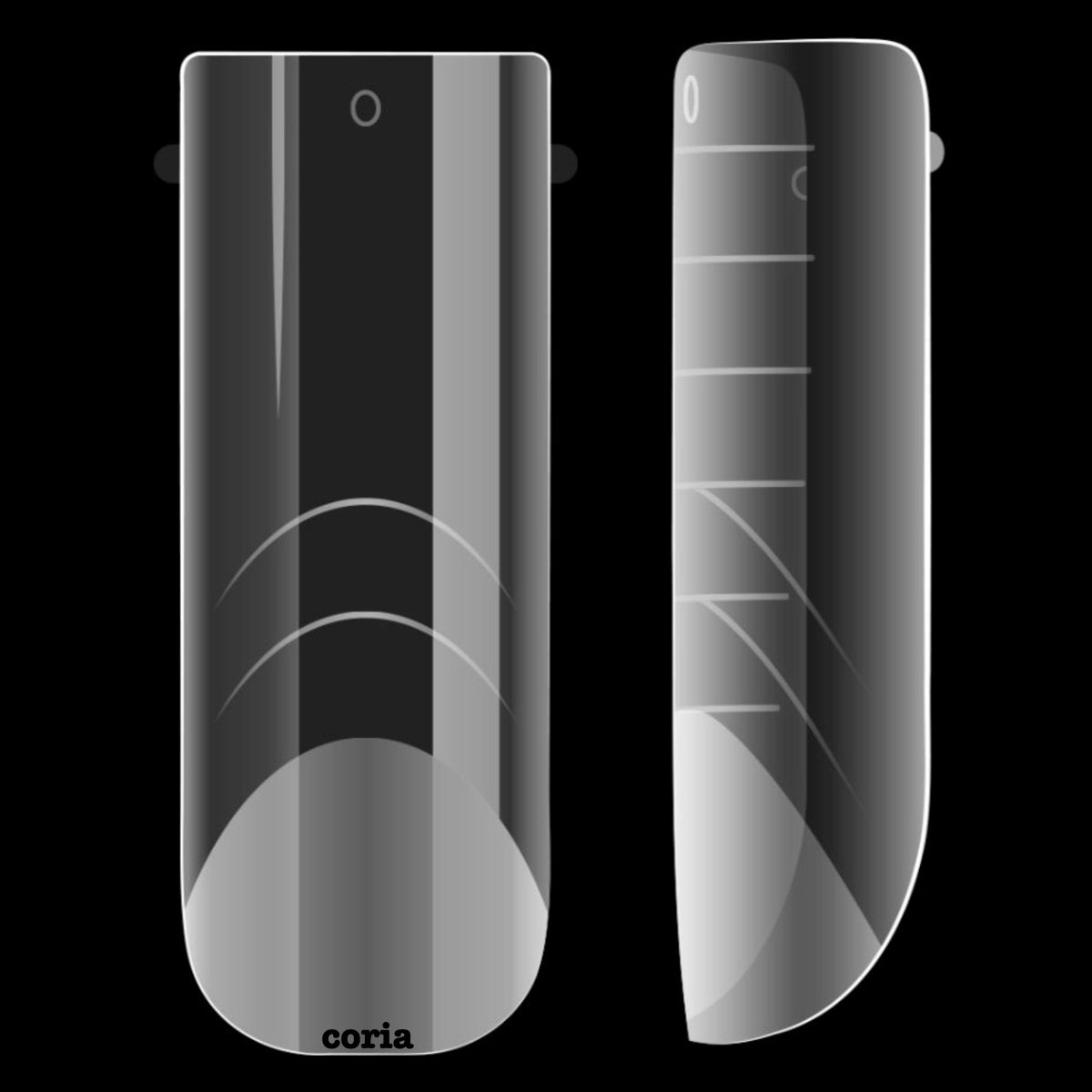 Image of Tips Reutilizabil Full -No Apex (Slim) Coria