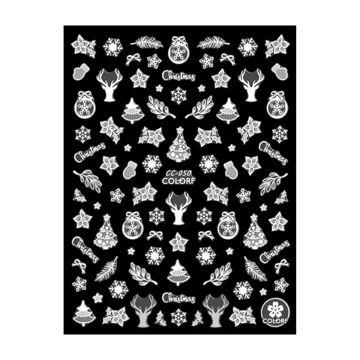 Image of Abtibild Unghii /Sticker 050 Iarna White