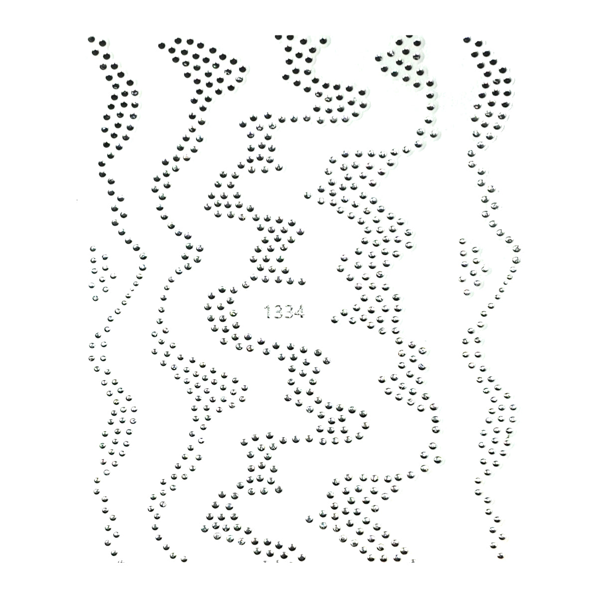 Image of Sticker Decor Unghii Coria 1344 Silver