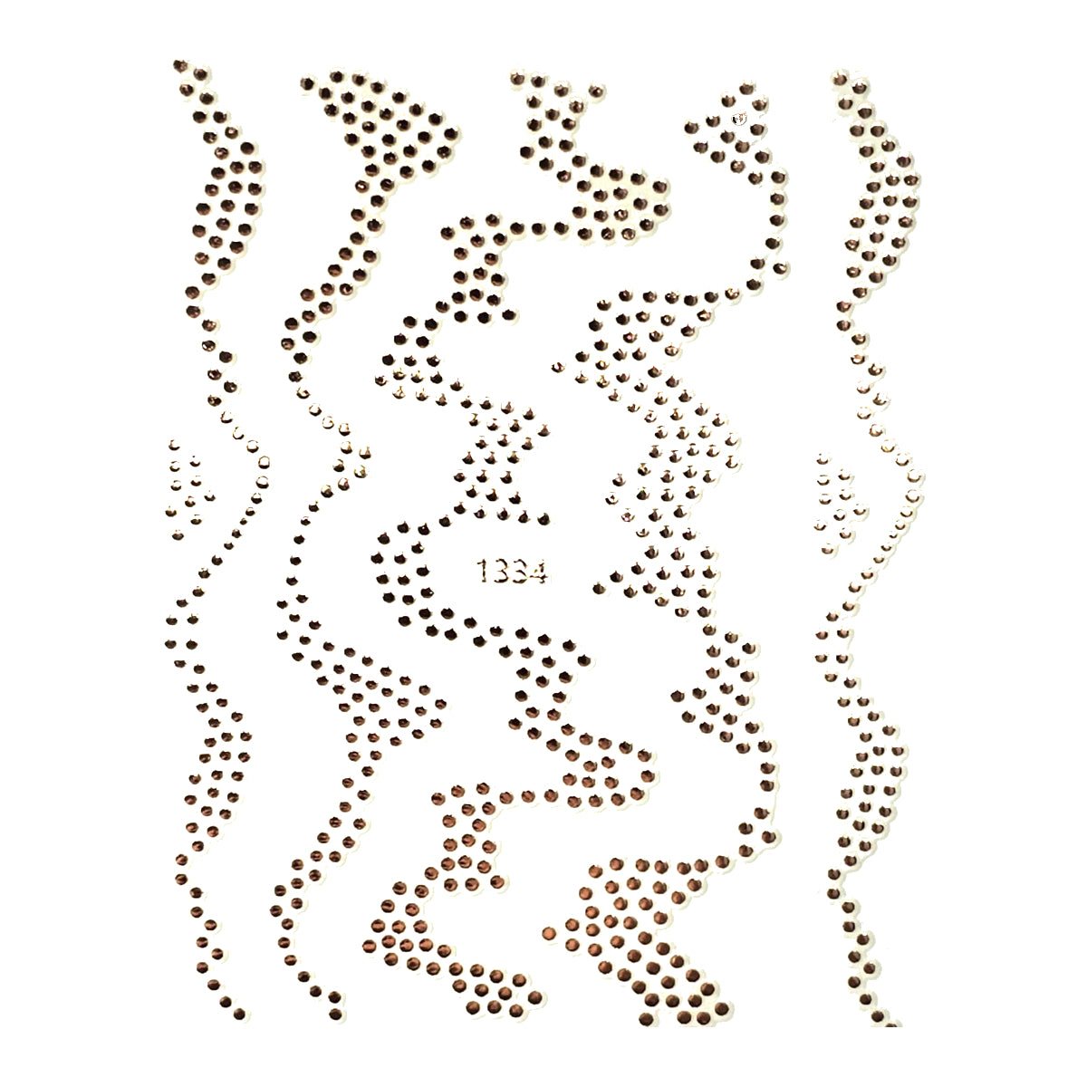 Image of Sticker Decor Unghii Coria 1344 Cupru
