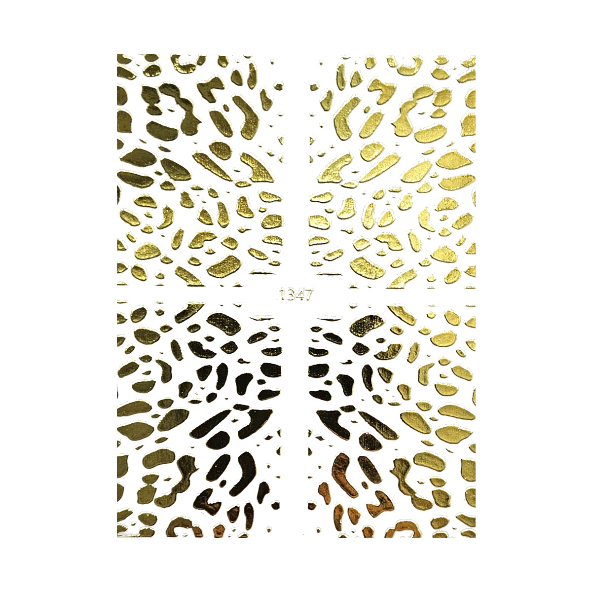 Sticker Decor Unghii Coria 1347 Gold