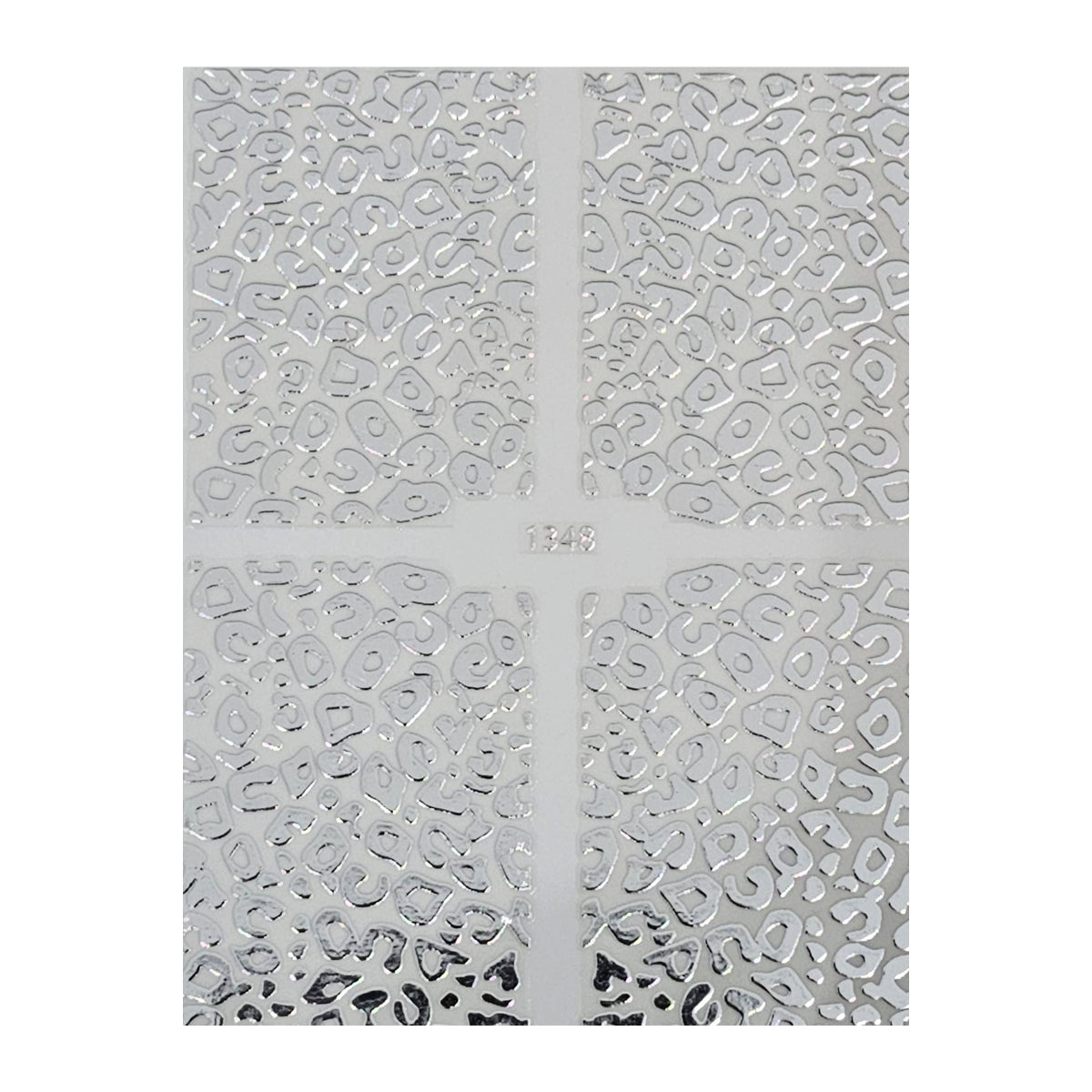 Sticker Decor Unghii Coria 1348 Silver