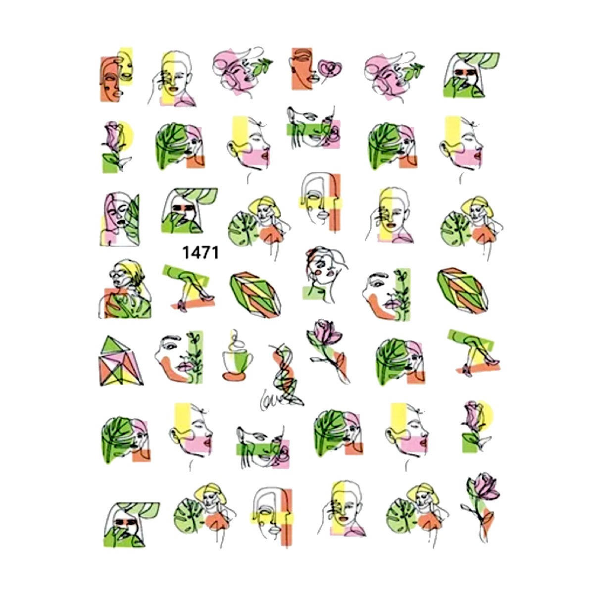 Image of Sticker unghii 1471
