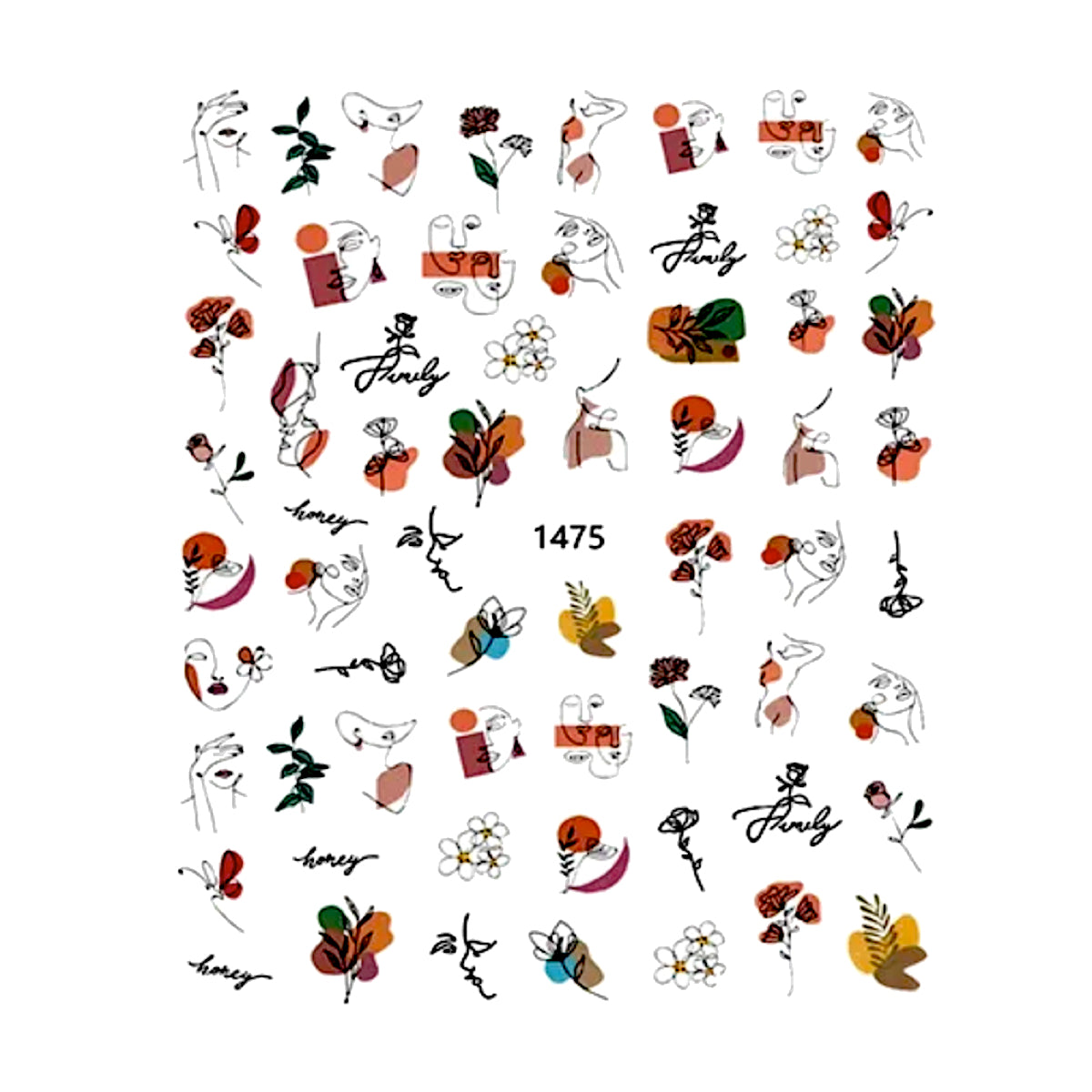 Image of Sticker unghii 1475