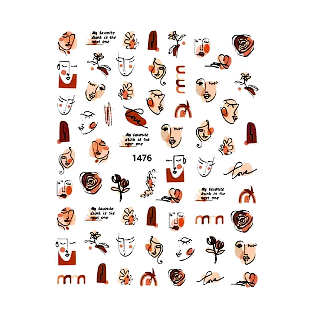 Image of Sticker unghii 1476