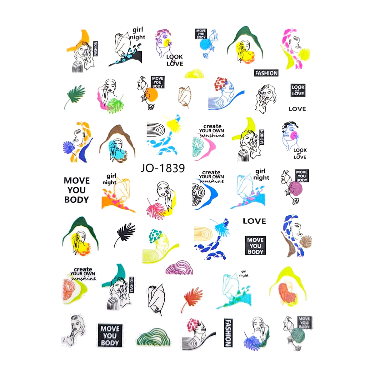 Sticker unghii 1839
