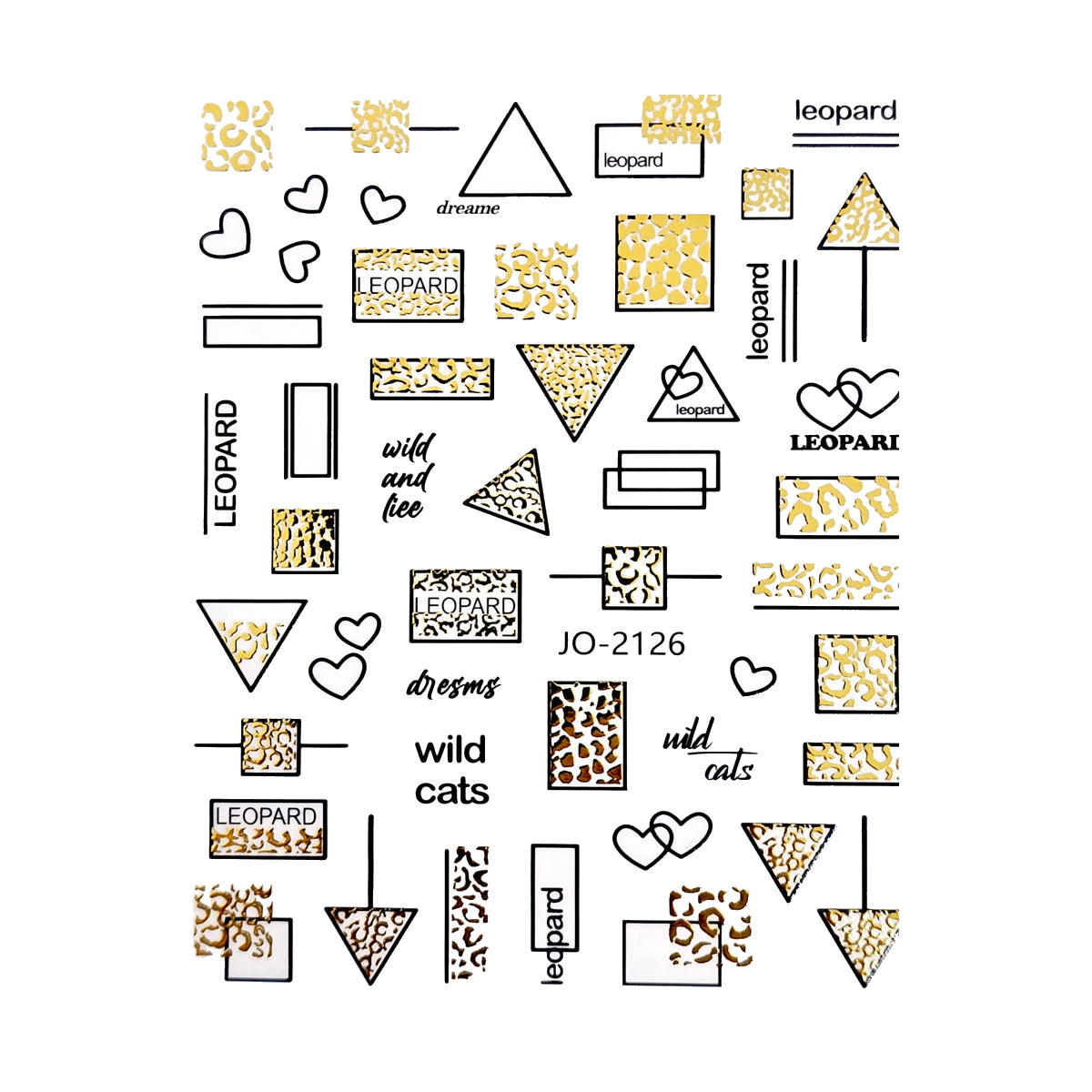 Image of Sticker Decor Unghii Coria 2126