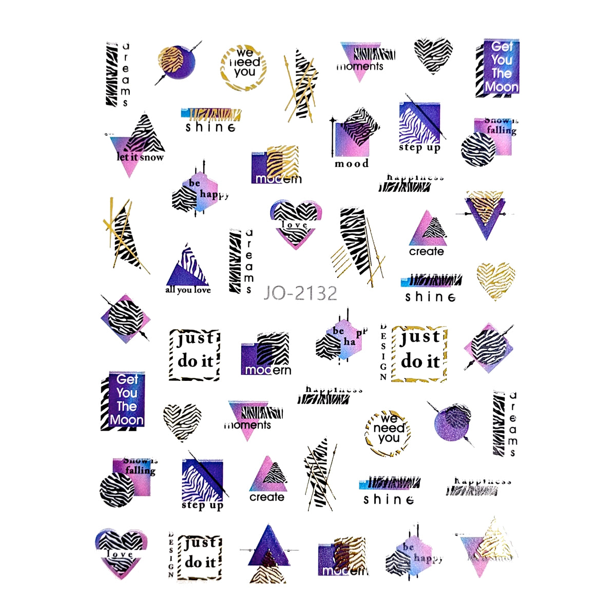 Image of Sticker Decor Unghii Coria 2132