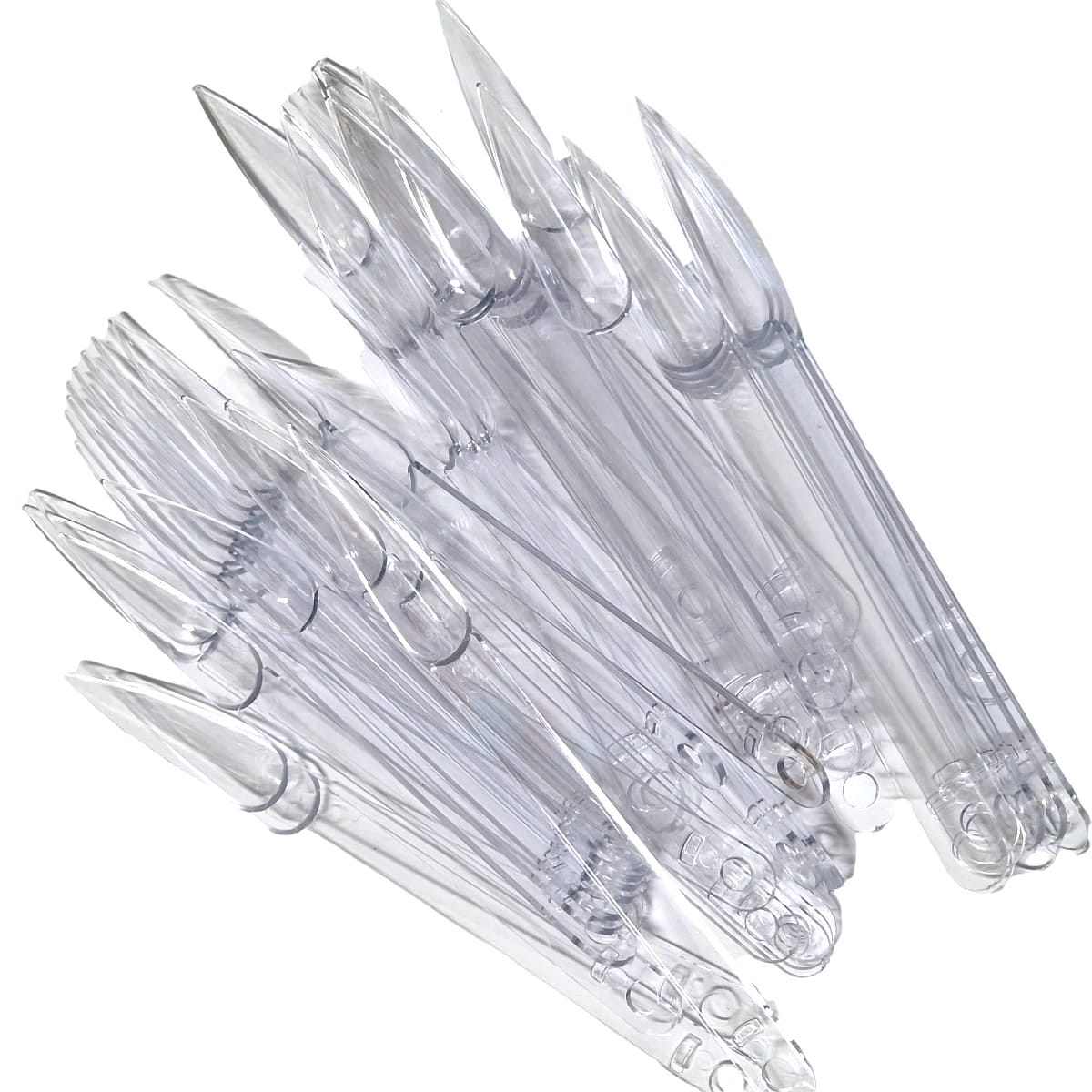 Paletar Unghii Stiletto 50 pcs Pentru Exersare si Expunere, Transparent