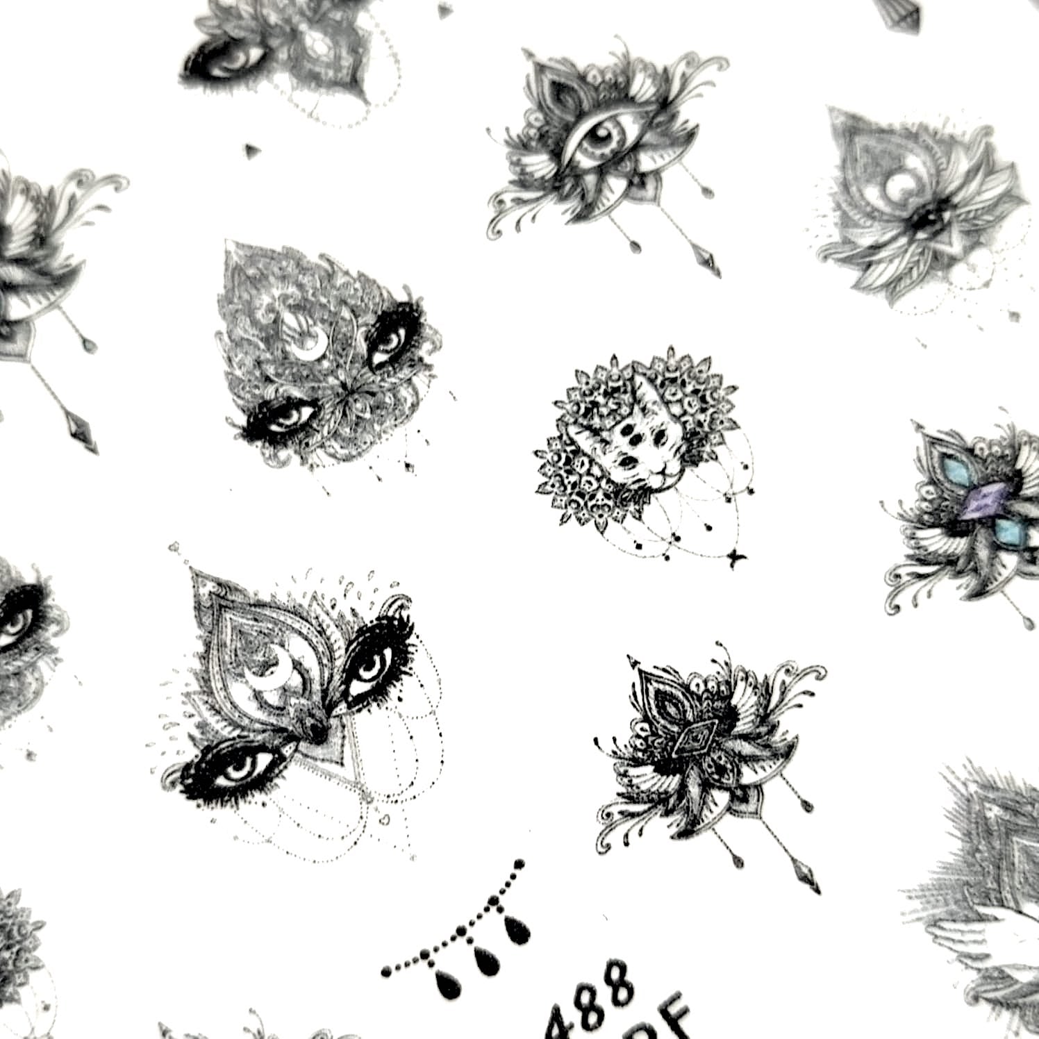 Image of Sticker Decor Unghii Coria 488
