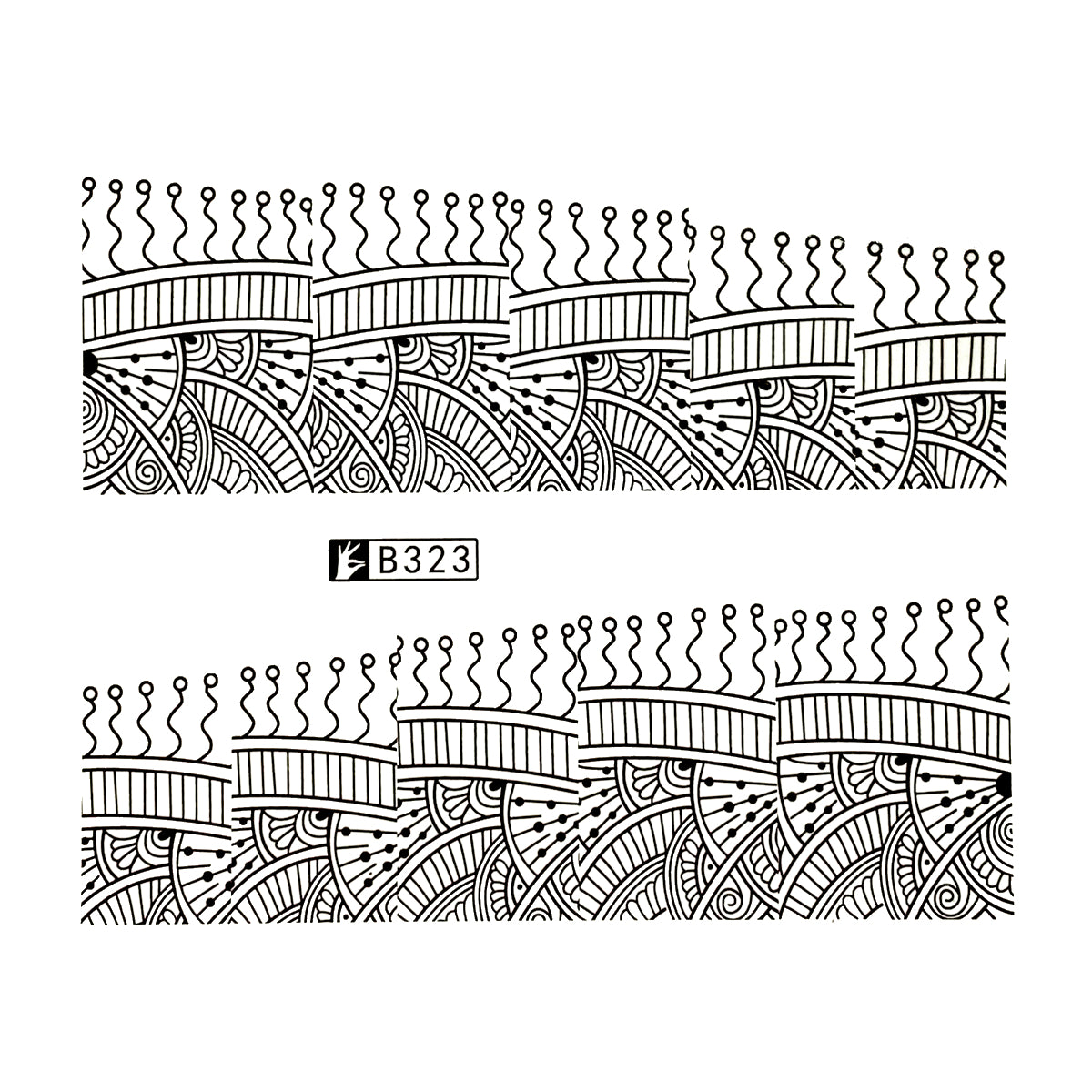 Image of Tatuaj Decor Unghii B 323