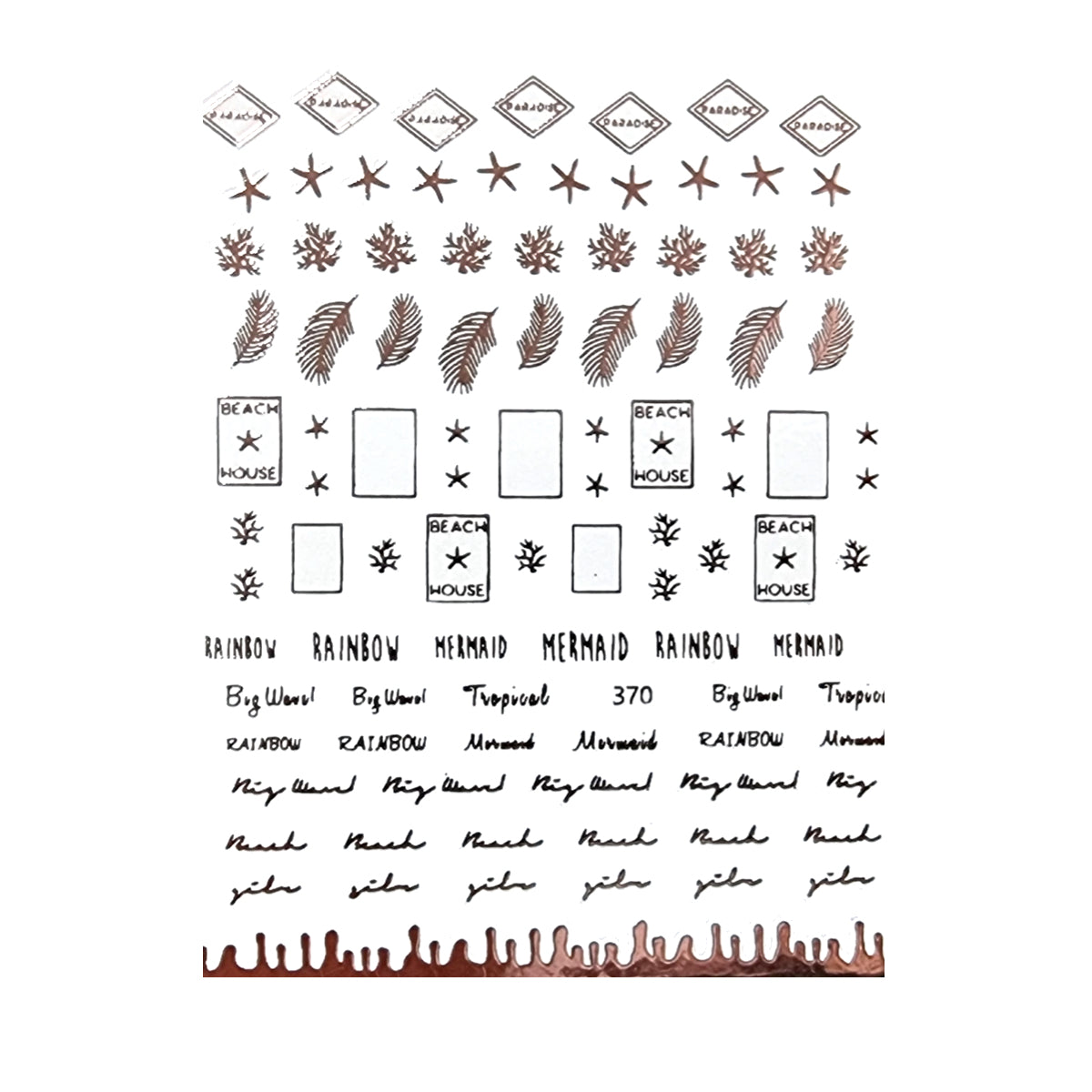 Image of Sticker Unghii Coria 370 Aramiu V