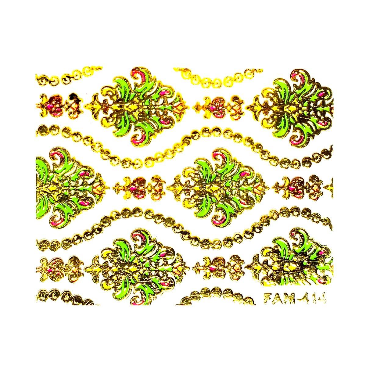 Image of Abtibild Decor Unghii 414 - Coria