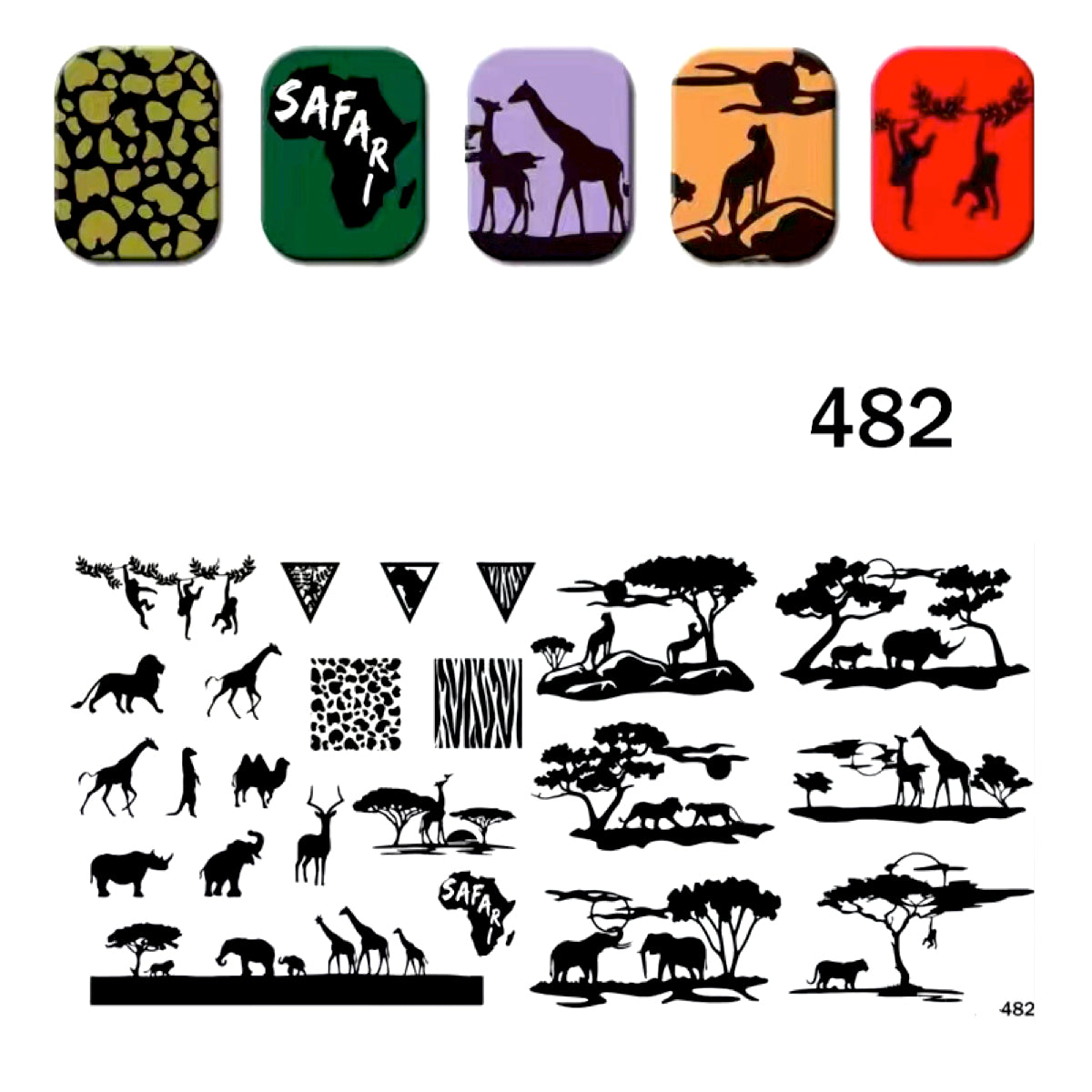 Image of Matrita Decor Unghii JR 482