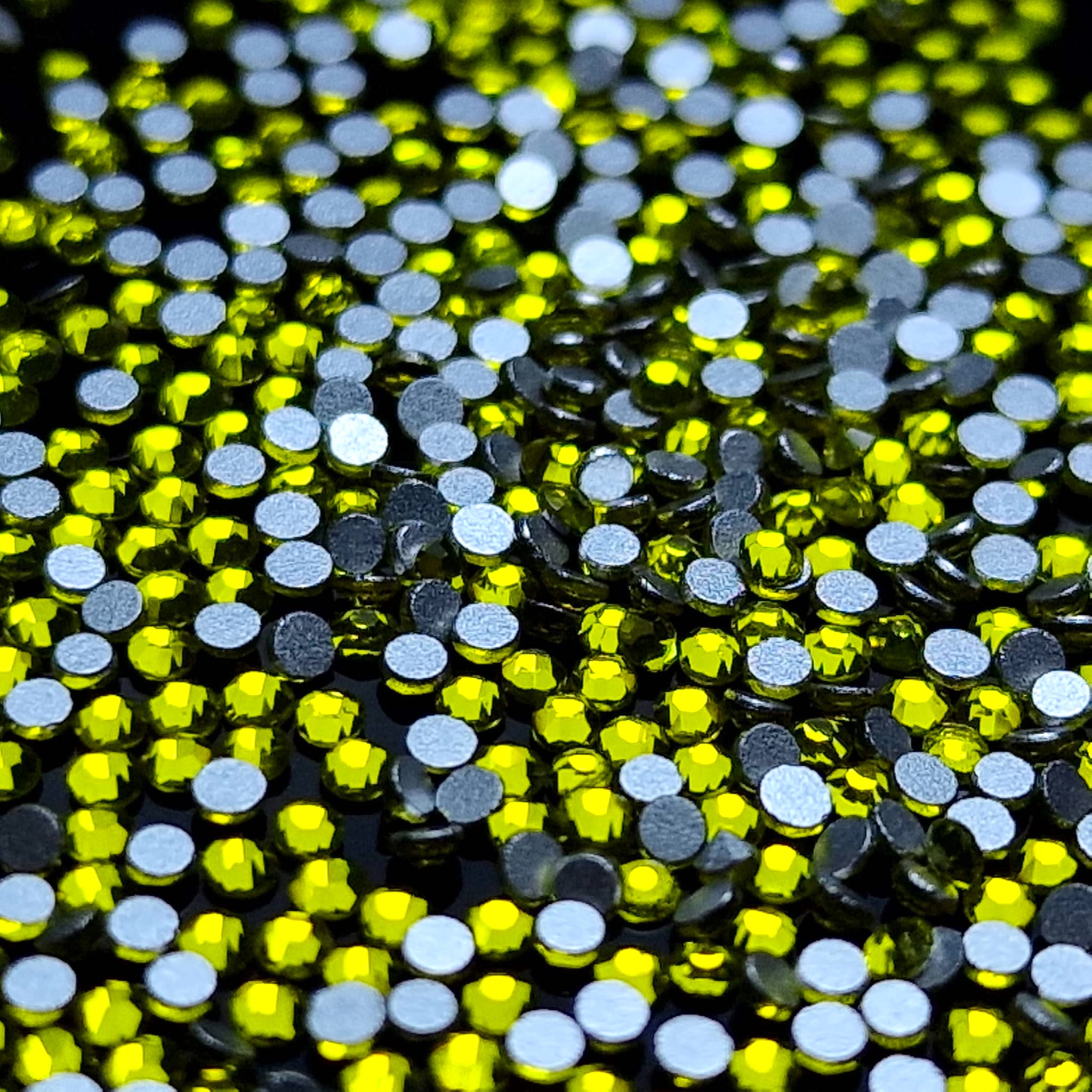 Image of Decor Stras Mix Bijuterii Unghii AD 228 Yellow 1.5 mm