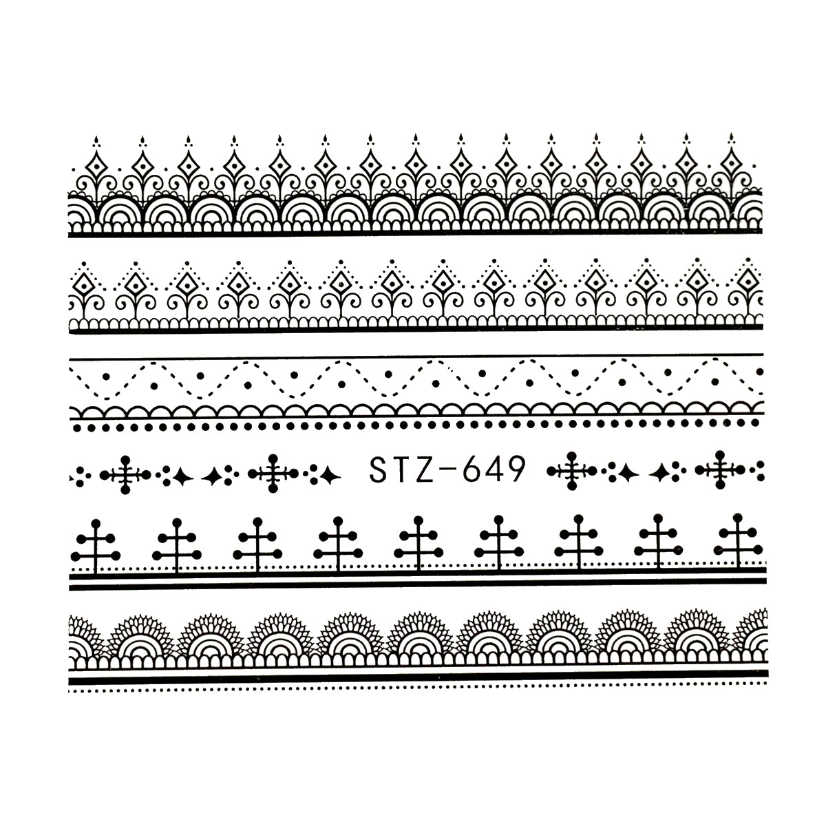 Image of Tatuaj Decor Unghii STZ 649