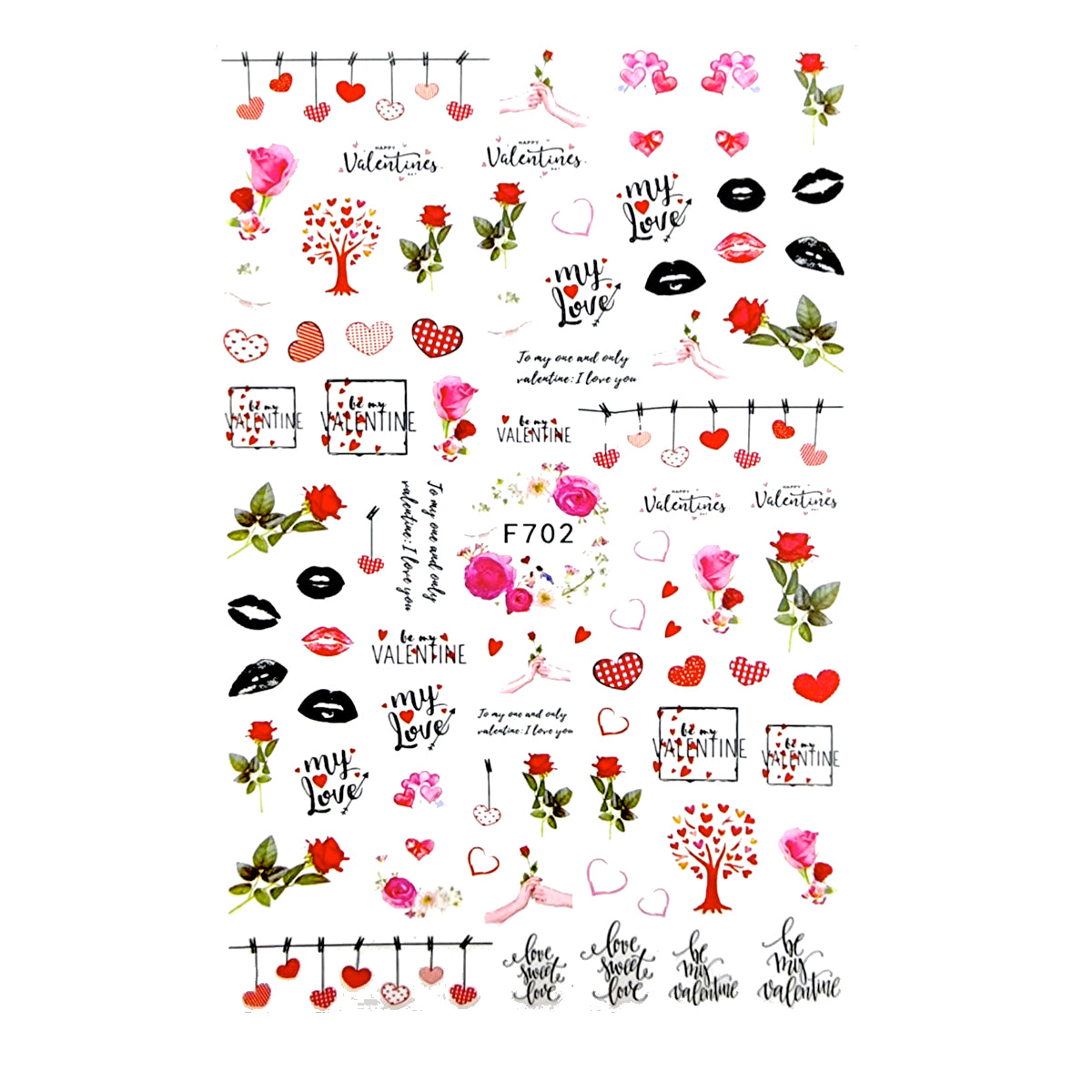 Image of Sticker Decor Unghii Coria F-702