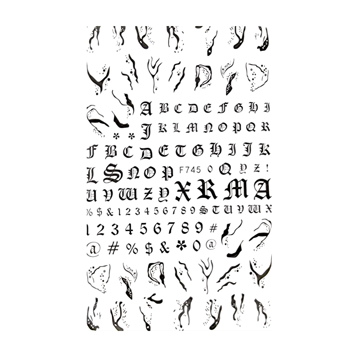 Image of Sticker Unghii Coria 745 V