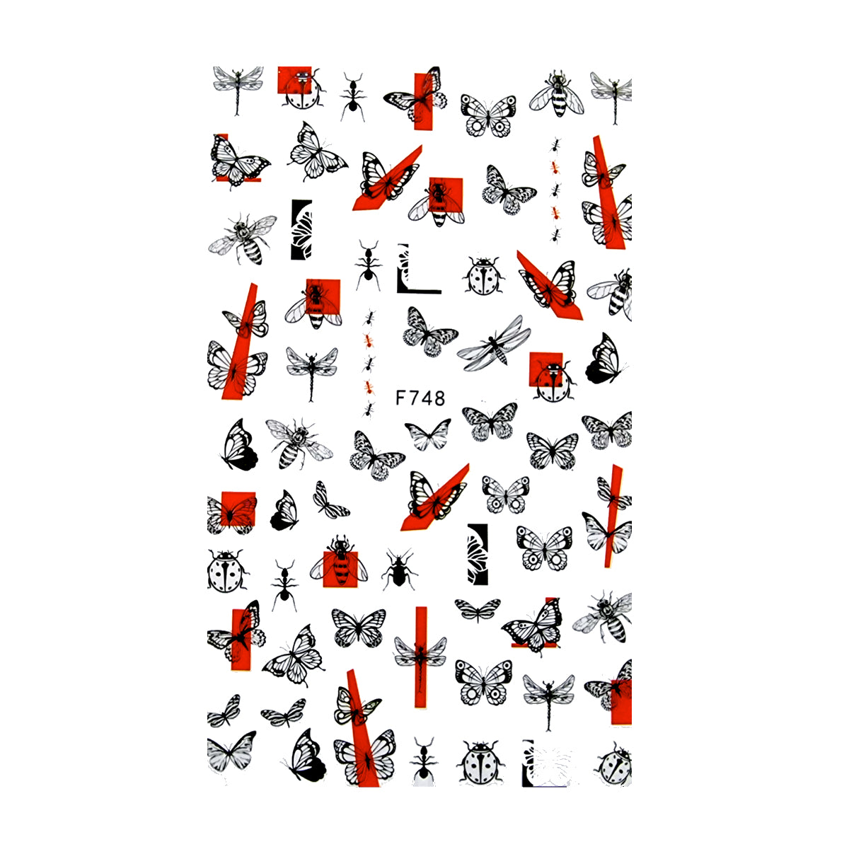 Image of Sticker Unghii Coria 748 V