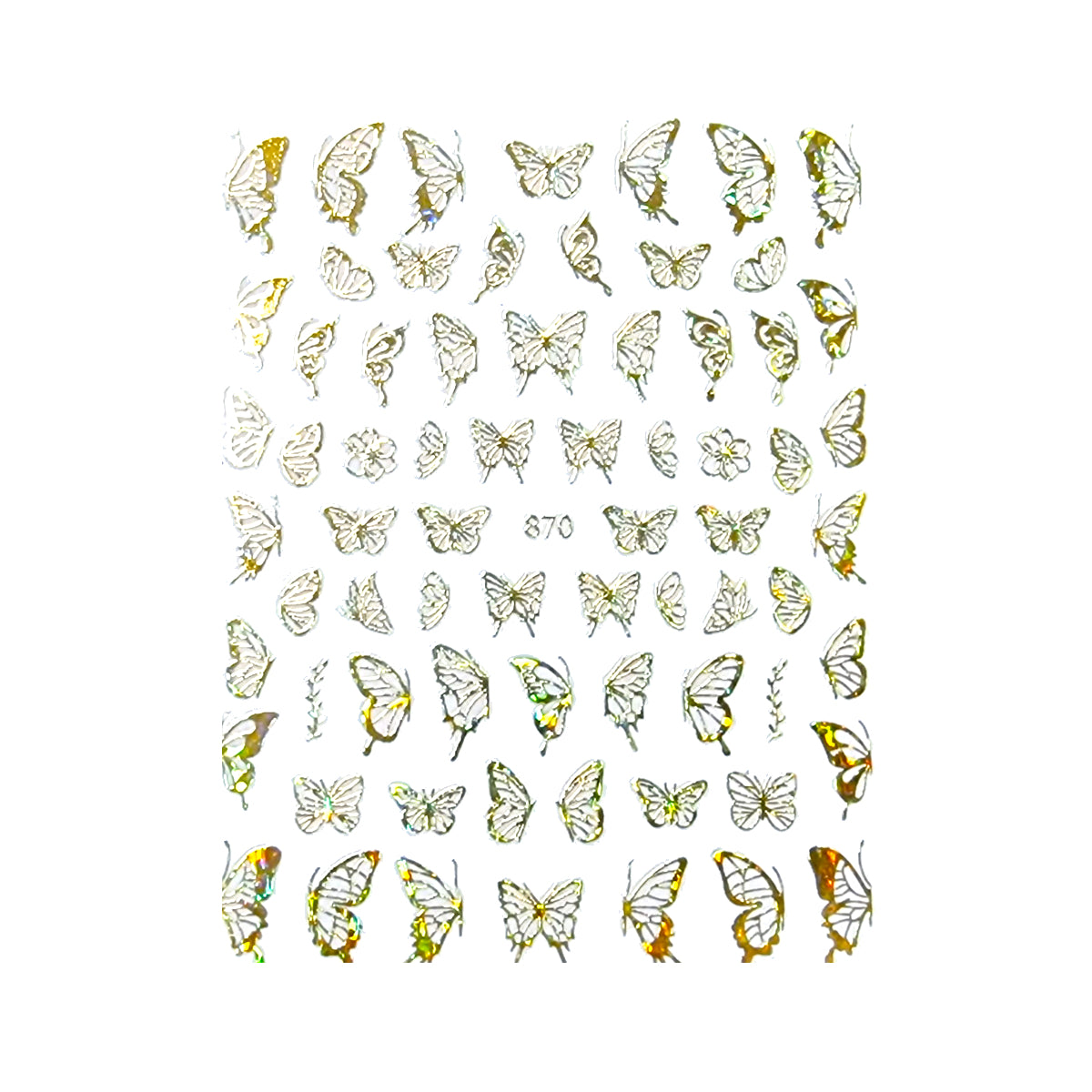 Image of Sticker Unghii Coria 870 V